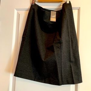 J.Jill Ponte Gray ALine Skirt.  Size M